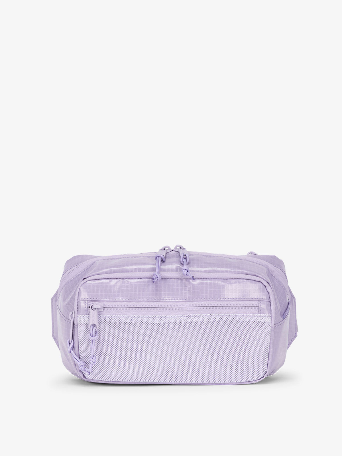 CALPAK Terra small sling bag with mesh front pocket in amethyst; BBT2301-AMETHYST