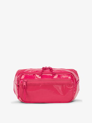 CALPAK Terra small sling bag with mesh front pocket in pink dragonfruit; BBT2301-DRAGONFRUIT