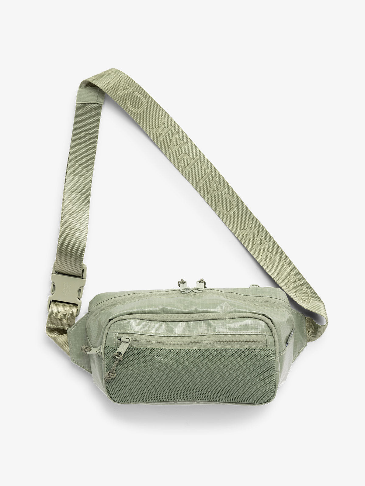 Terra small belt bag with adjustable nylon strap in green