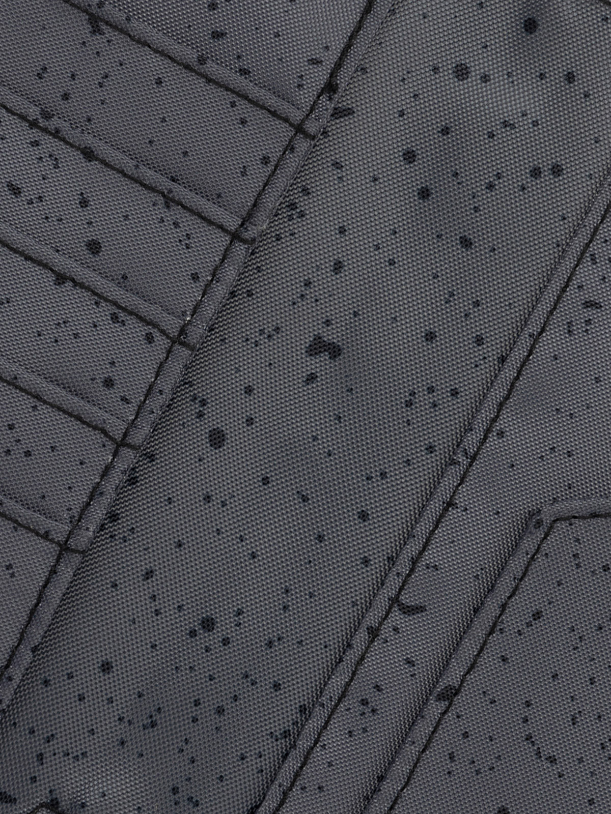 Inner lining of CALPAK Terra Zippered Passport Wallet in black Obsidian; ATPW2501-OBSIDIAN