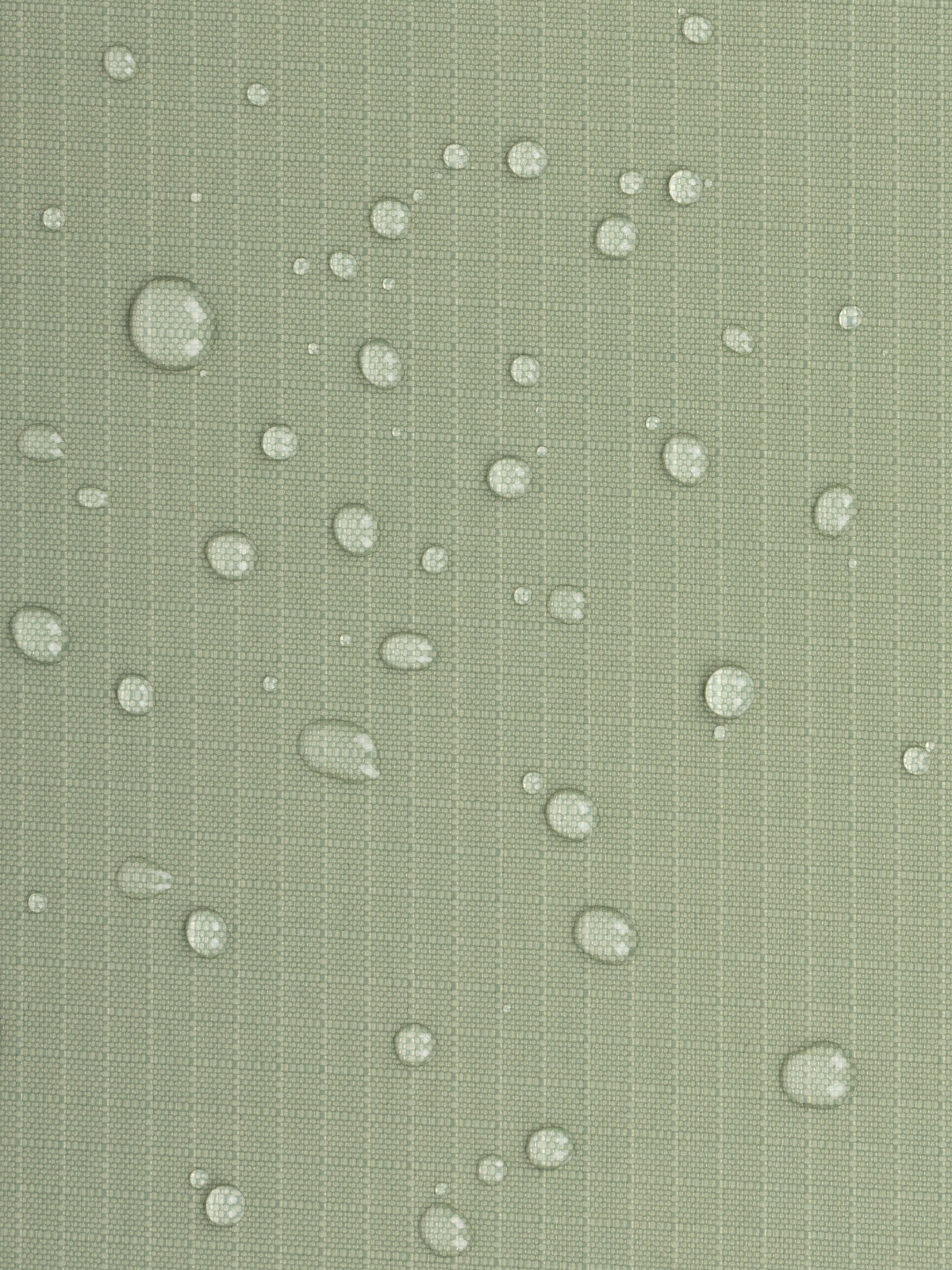 Water resistant material shown with water droplets on CALPAK Terra Zippered Passport Wallet in olive green Juniper; ATPW2501-JUNIPER