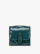 CALPAK Terra Hanging Toiletry Bag to store makeup and toiletries in blue green Kale on a white background; THY2201-KALE