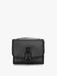 CALPAK Terra Hanging Toiletry Bag in black Matte Obsidian front view; THY2201-MATTE-OBSIDIAN