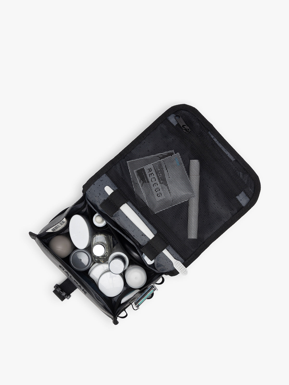 Terra Hanging Toiletry Bag in Matte Obsidian | CALPAK