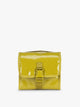 CALPAK Terra Hanging Toiletry Bag to store makeup and toiletries in yellow green Wasabi on a white background; THY2201-WASABI