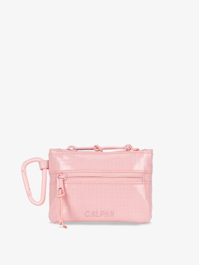 CALPAK Terra Clippable Card Pouch in pink Blossom; TPC2401-BLOSSOM