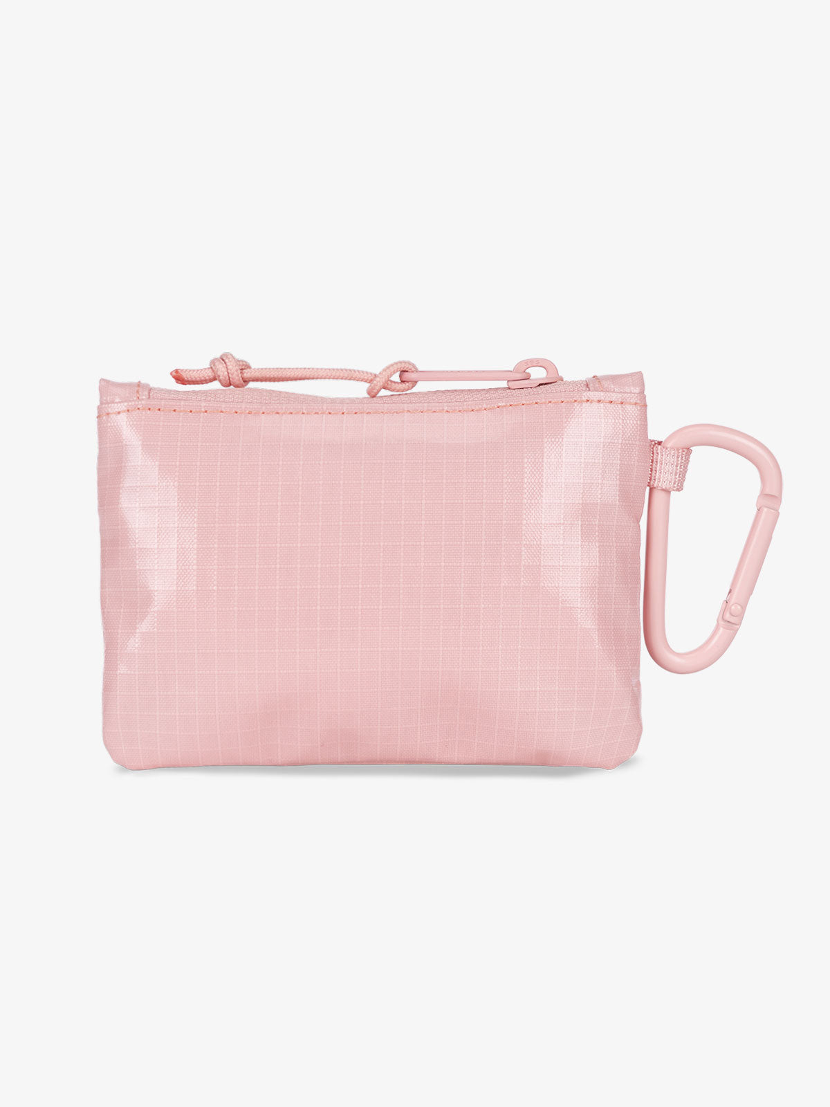 CALPAK Terra Clippable Card Pouch in pink Blossom back side; TPC2401-BLOSSOM