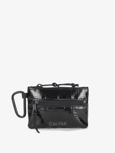 CALPAK Terra Clippable Card Pouch in Black; TPC2401-OBSIDIAN