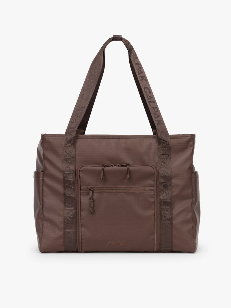 CALPAK Terra 35L Tote in brown Walnut front