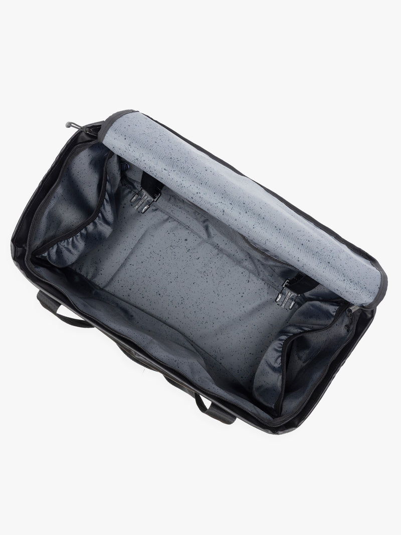 CALPAK Terra 35L Tote in black Matte Obsidian opened view