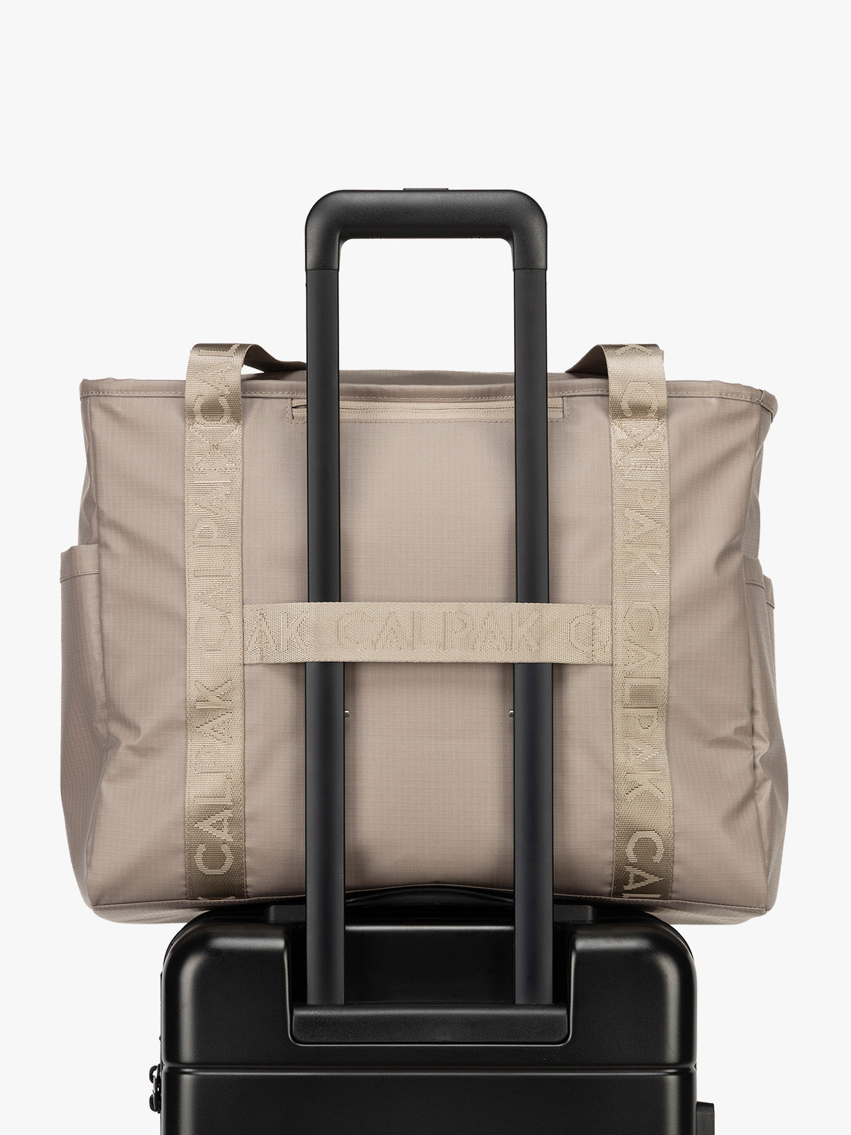 Terra 35L Water Resistant Zip Tote Bag in Stone | CALPAK