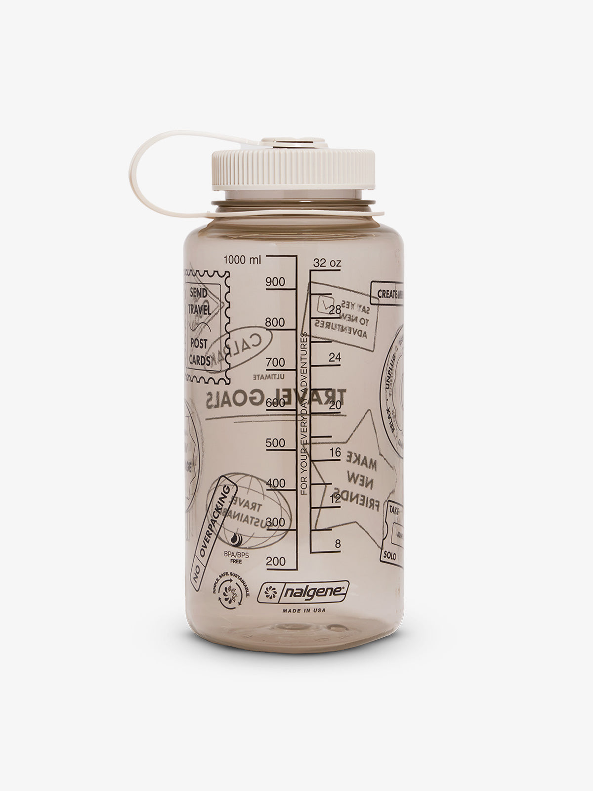 CALPAK Water Bottle VIT Souvenir back view; CPP2502-BOTTLE
