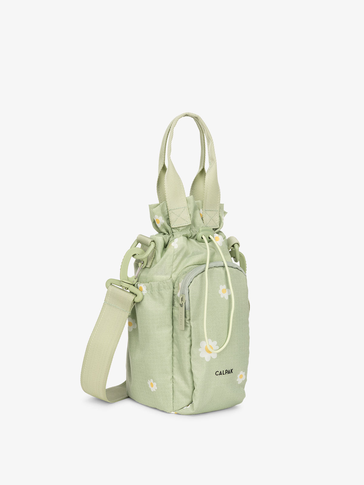 CALPAK water bottle sling with strap in daisy; AWH2101-DAISY