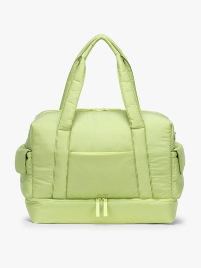CALPAK Weekender Duffel in light green Lime; WDB2501-LIME view 1