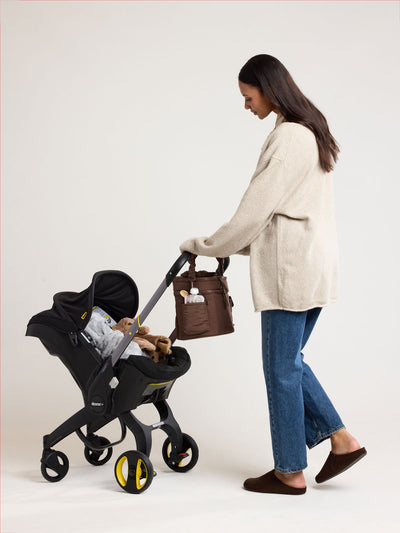 CALPAK Insulated Baby Bottle Bag in brown Hazelnut; IBB2601-HAZELNUT view 2