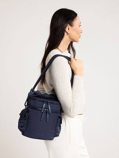 CALPAK Insulated Baby Bottle Bag in blue navy ; IBB2601-NAVY view 2