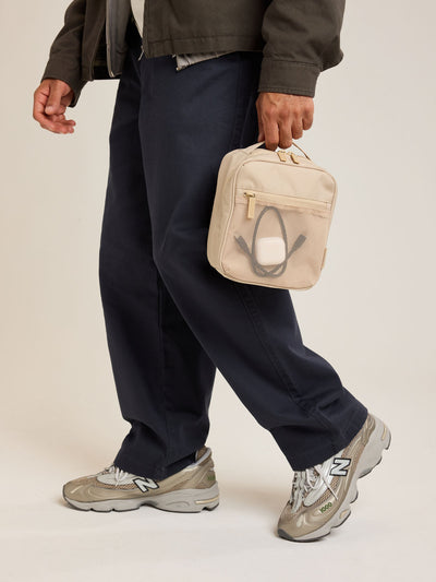 CALPAK Everything Cube in beige Oatmeal; ACE2401-OATMEAL view 2