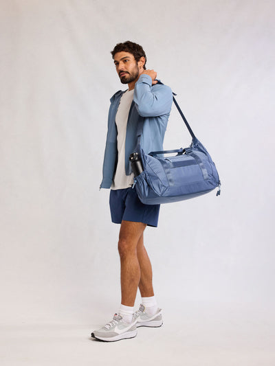 CALPAK Fit Gym Duffel Bag in blue  Indigo; TBF2401-INDIGO view 2