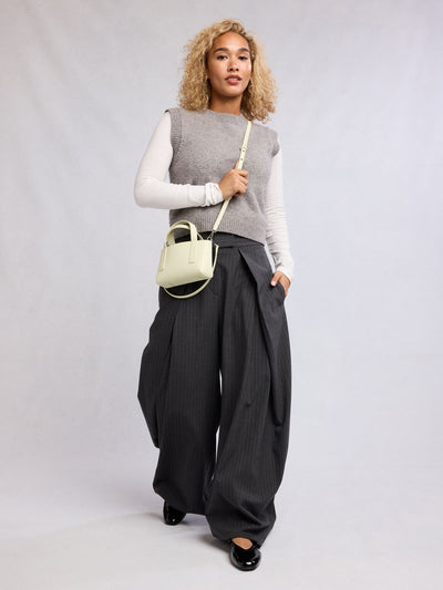 CALPAK Haven Mini Crossbody Bag in light green Celadon; AMC2501-CELADON view 2