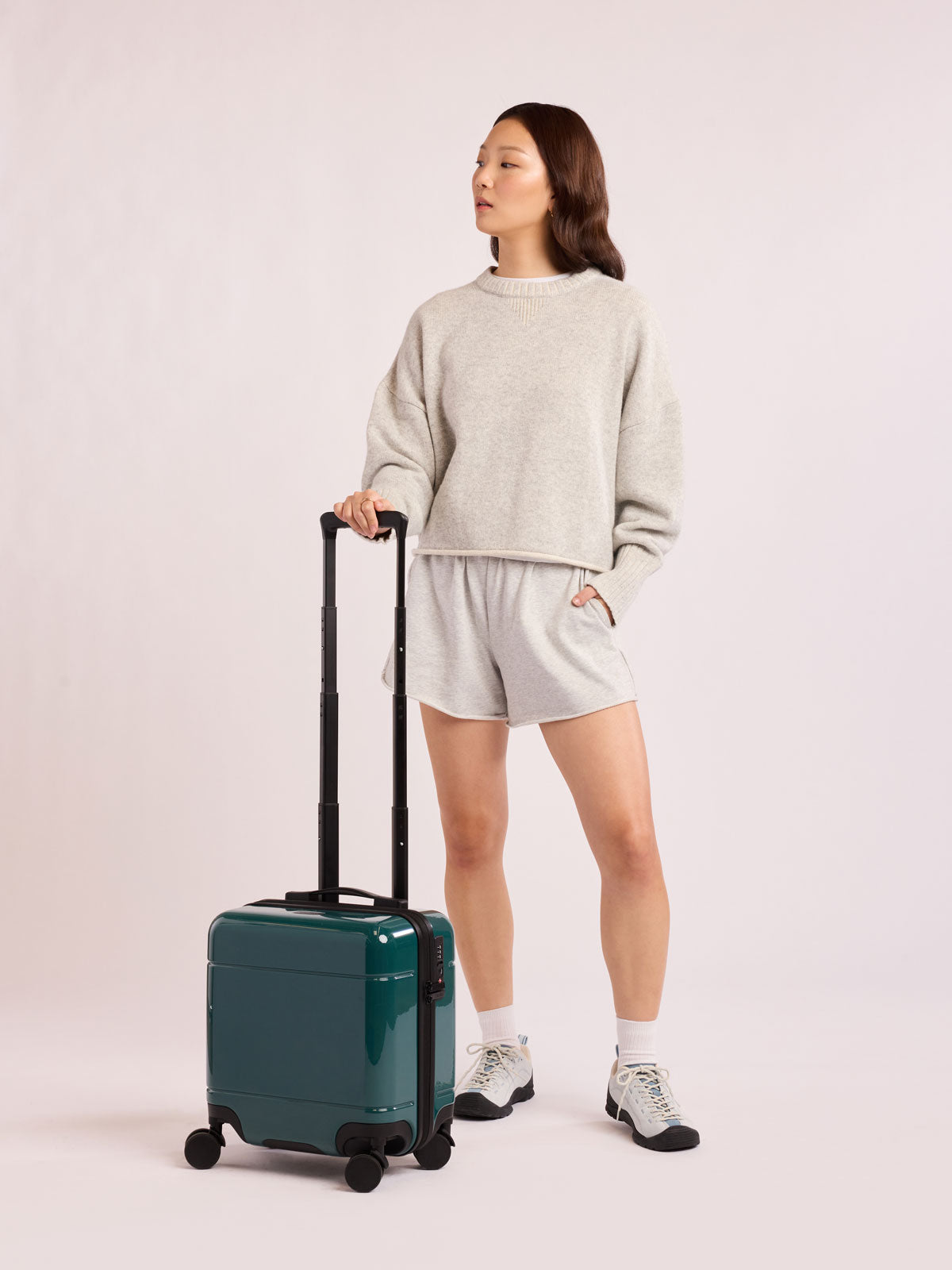 Hue Mini Carry-On Luggage in Glazed Kale | CALPAK