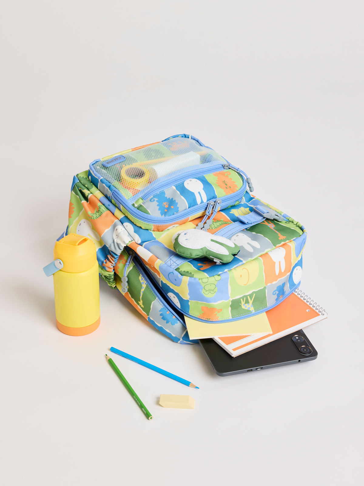 Miffy Kids Medium Backpack in Miffy Blue Zoo Trip | CALPAK