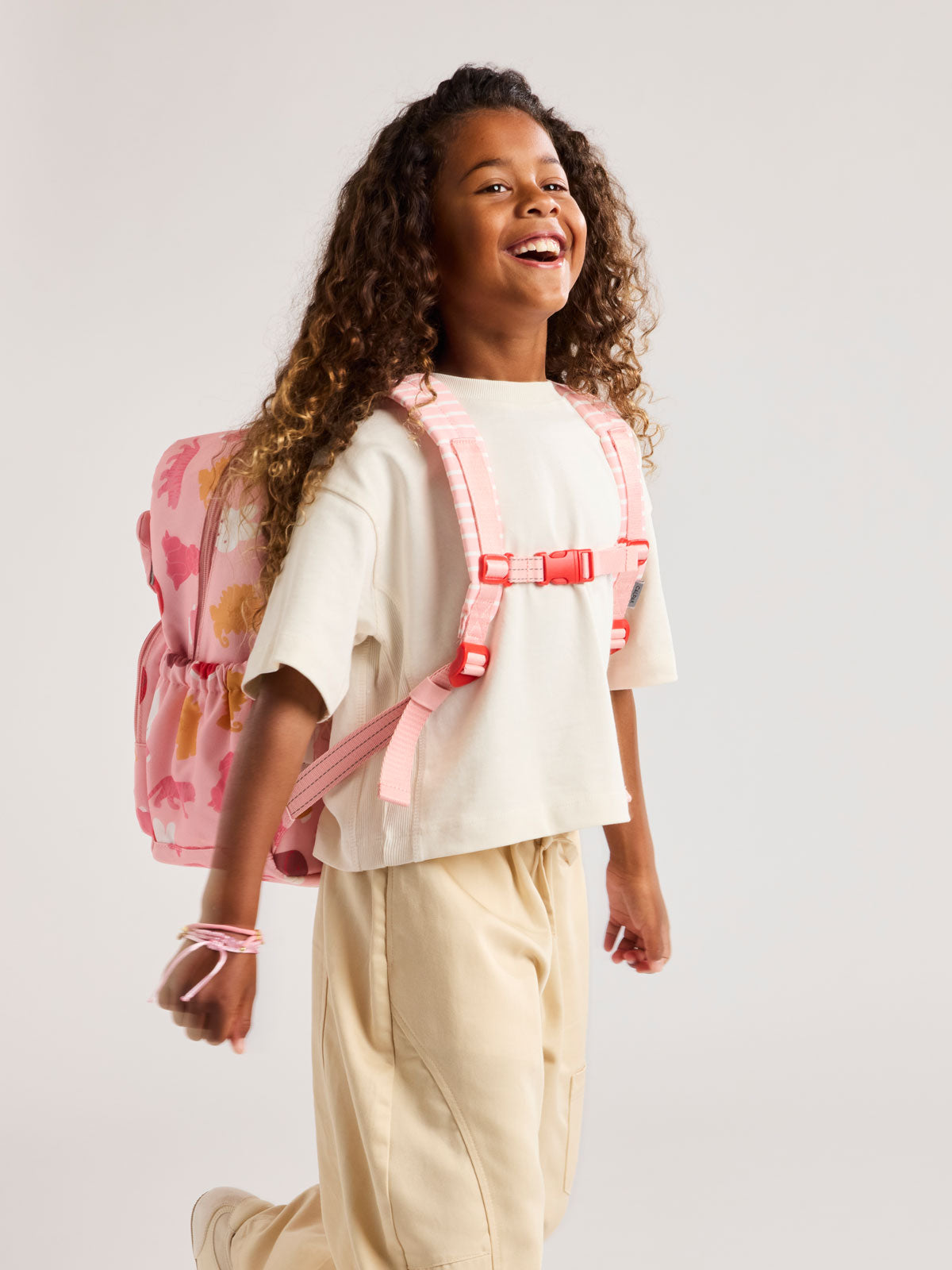Miffy Kids Medium Backpack in Miffy Pink Zoo Trip | CALPAK