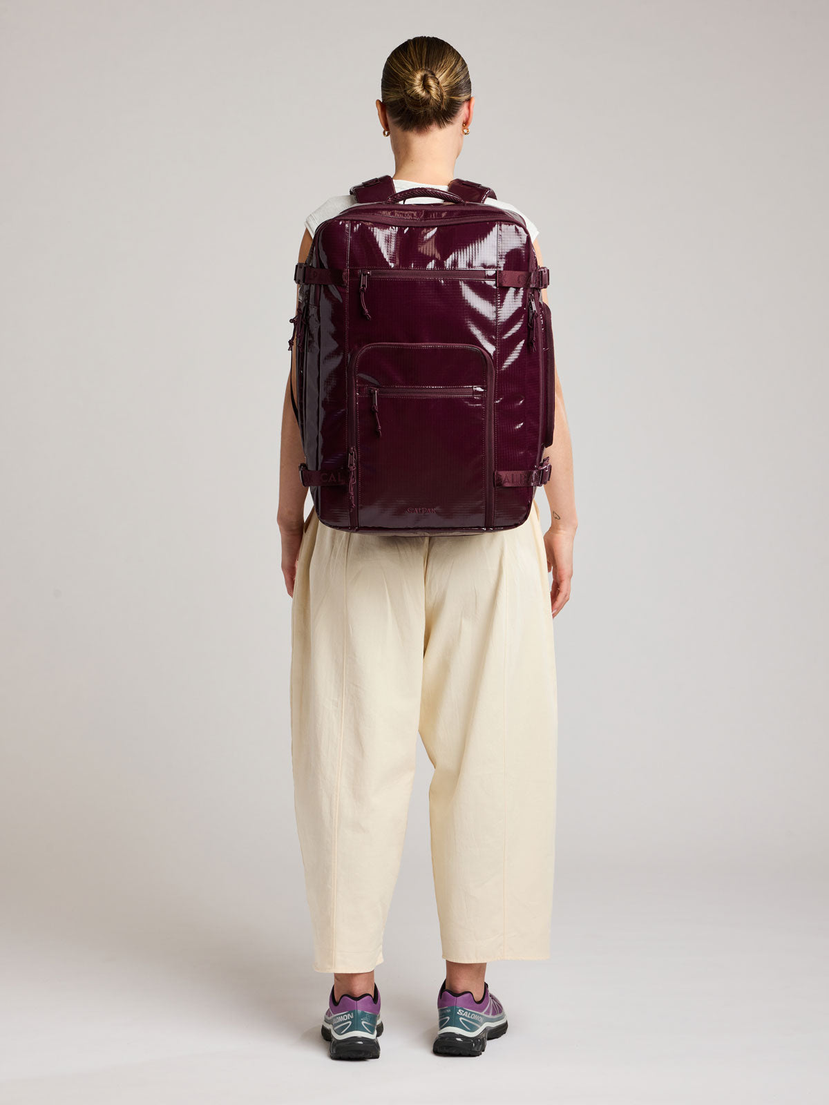 Terra 35L Laptop Backpack in Dark Cherry | CALPAK