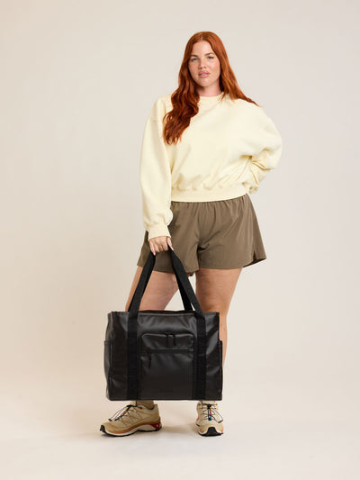 CALPAK Terra 35L Tote in black Matte Obsidian; TTO2401-MATTE-OBSIDIAN view 2