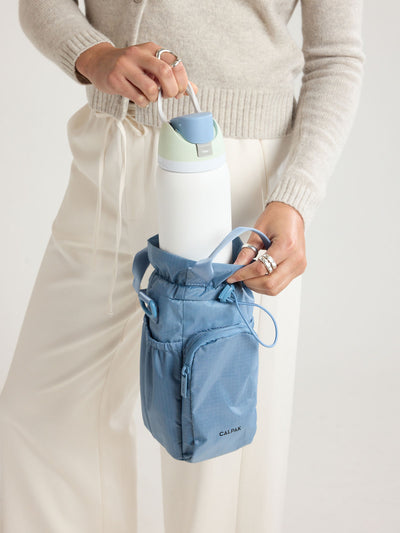CALPAK Water Bottle Holder in blue French Blue ; AWH2101-FRENCH-BLUE view 2