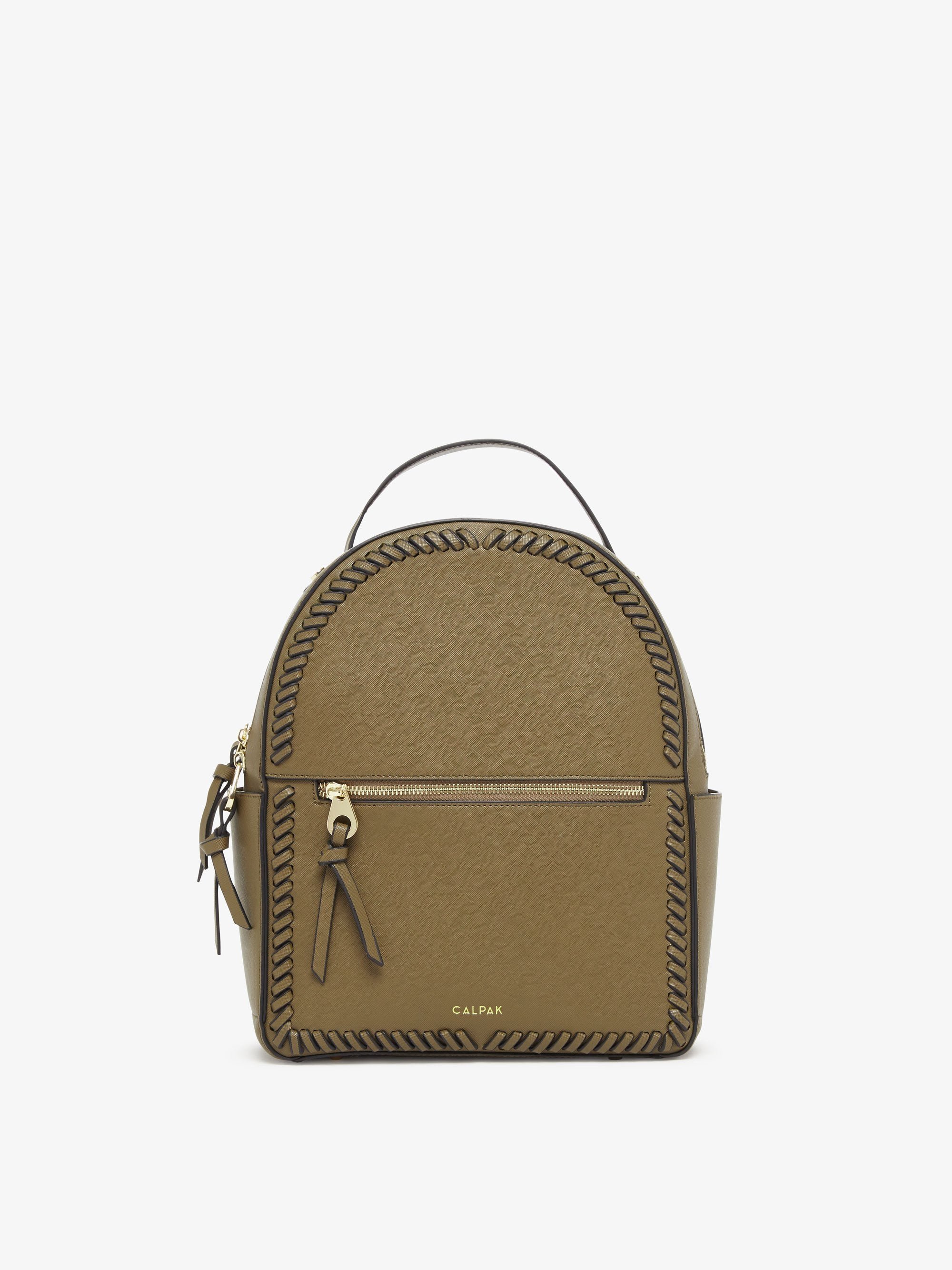 olive green CALPAK Kaya backpack for women