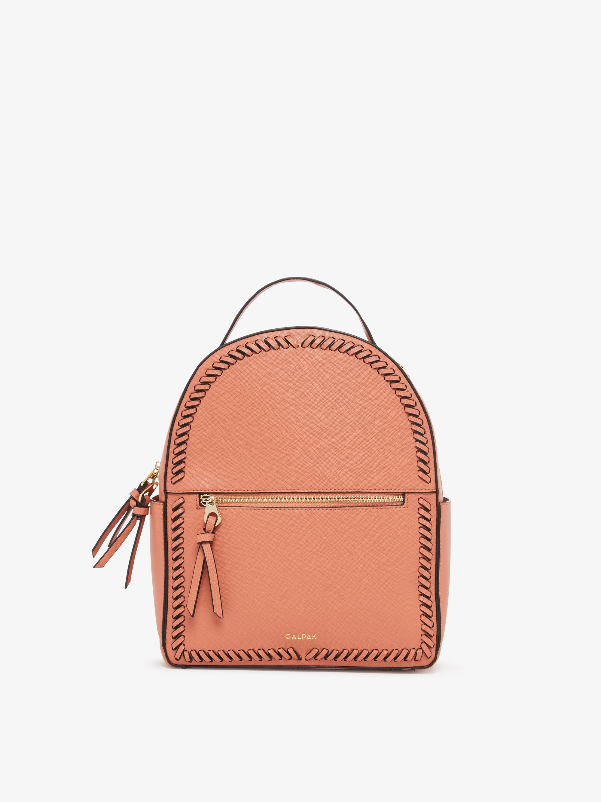 terracotta CALPAK Kaya backpack for women