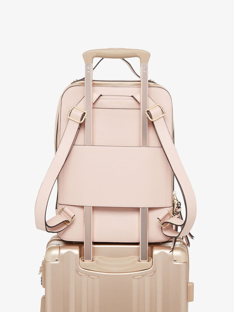 blush pink laptop backpack Kaya 15 inch Laptop Backpack in Blush