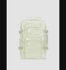 MP4  of the front, back, and sides of the CALPAK Terra 26L Laptop Duffel Backpack with multiple pockets in light green Celadon on a white background; BPH2201-CELADON