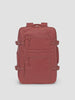 CALPAK Terra 2L Backpack orange/red Clay gif/movie showing front, back and side views ; BPH2201-CLAY