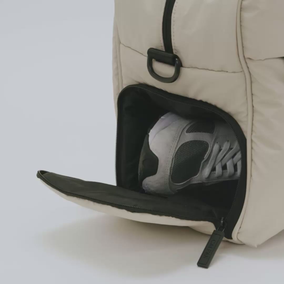 Dedicated Exterior Shoe Compartment