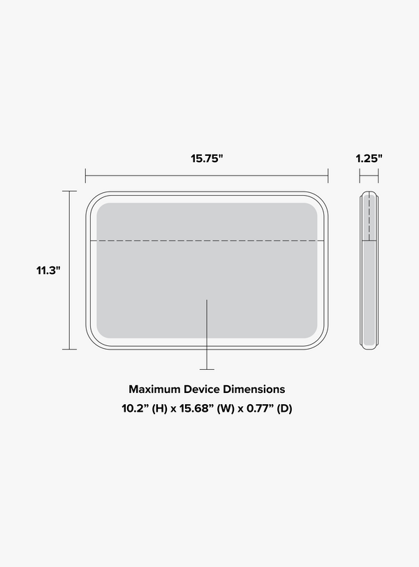 Dimensions of 15-17 Inch Laptop Case