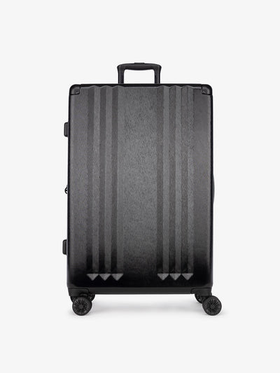 CALPAK Ambeur large 30 inch black hardshell spinner luggage; LAM1028-BLACK