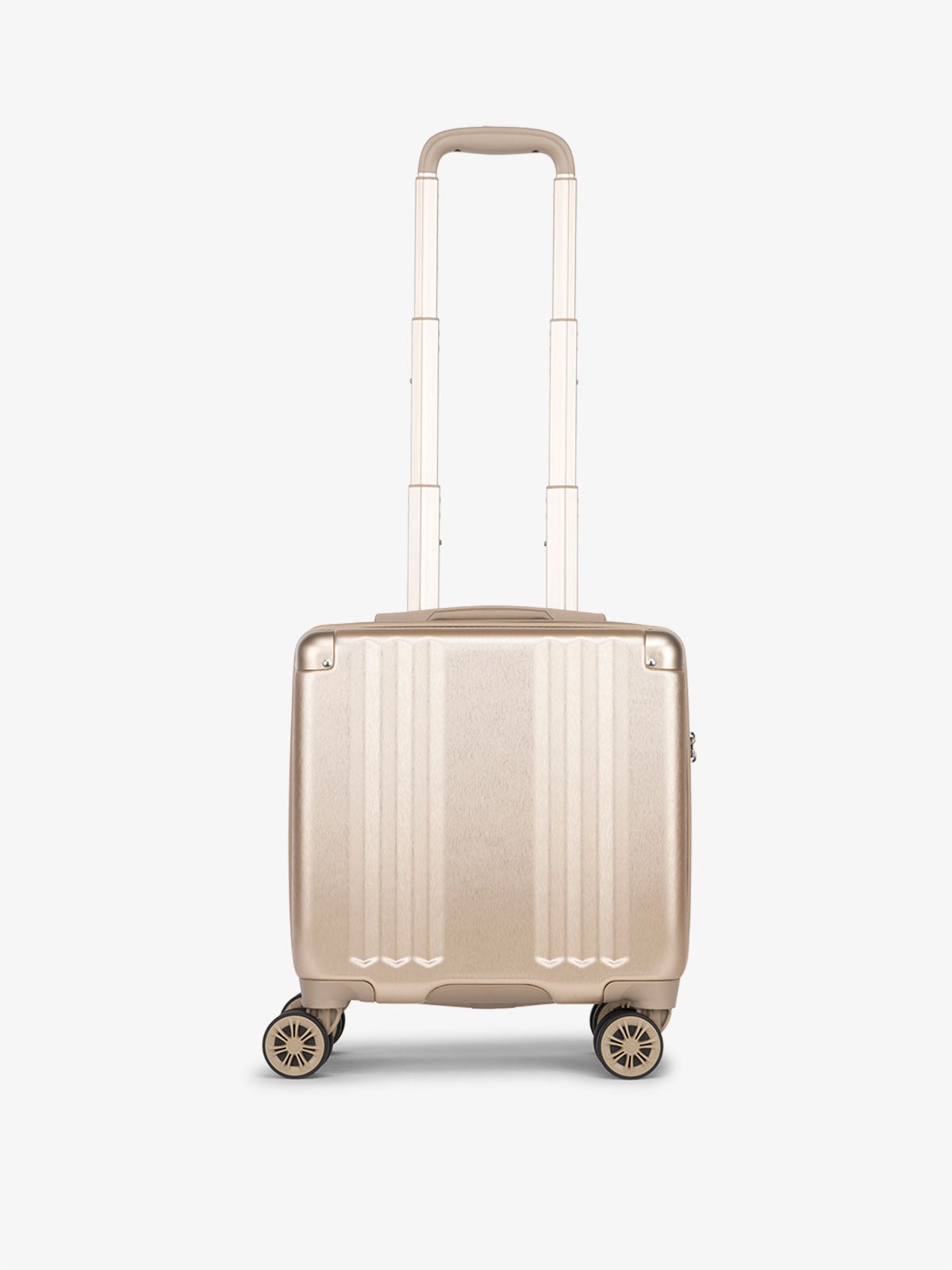 CALPAK Ambuer small carry on luggage with 360 spinner wheels in gold