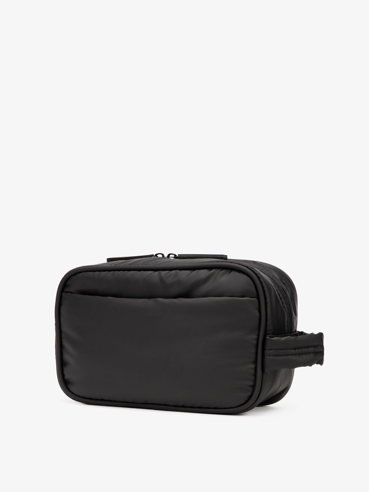 hanging travel toiletry bag in black