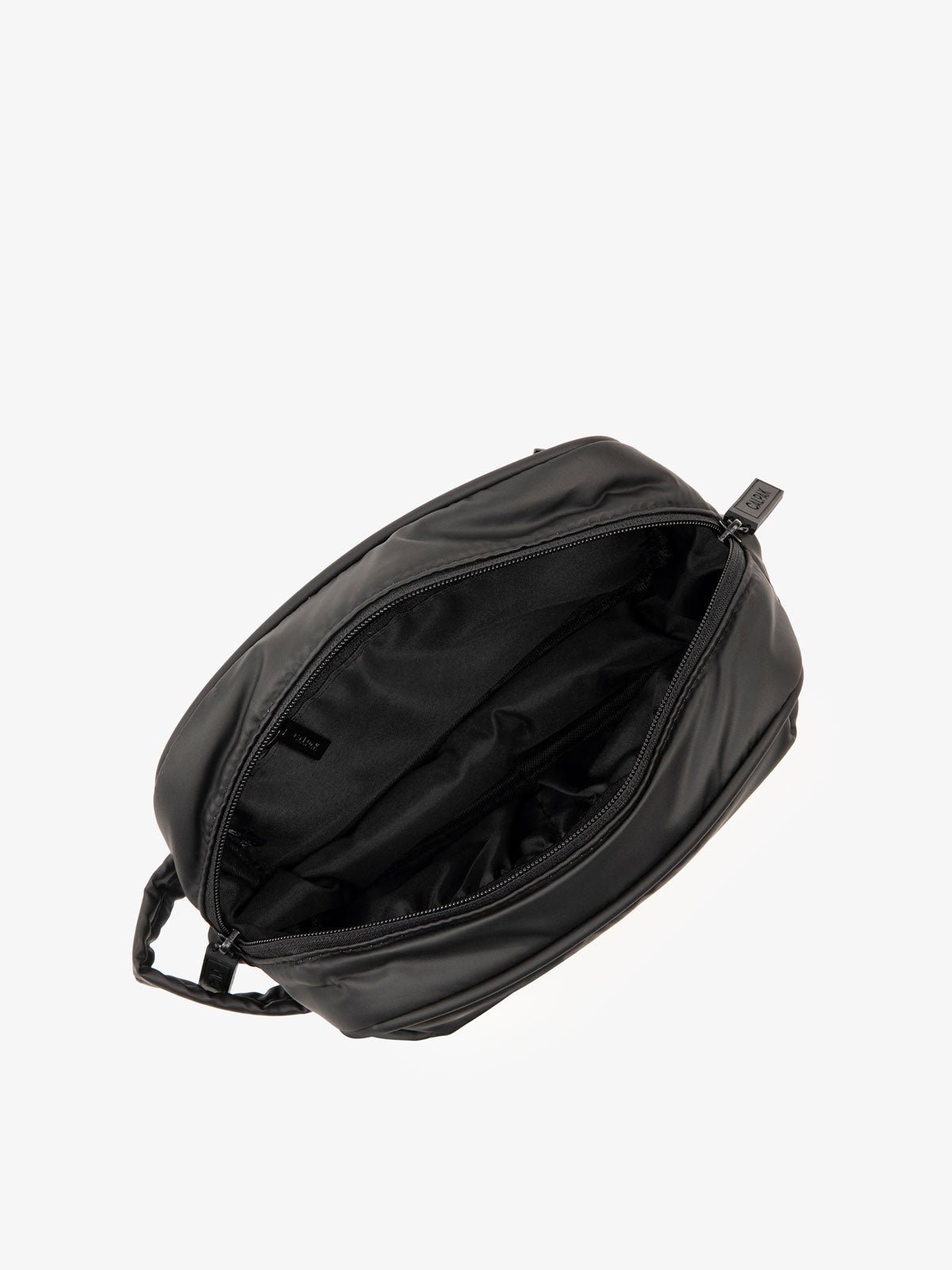 travel toiletry organizer in black