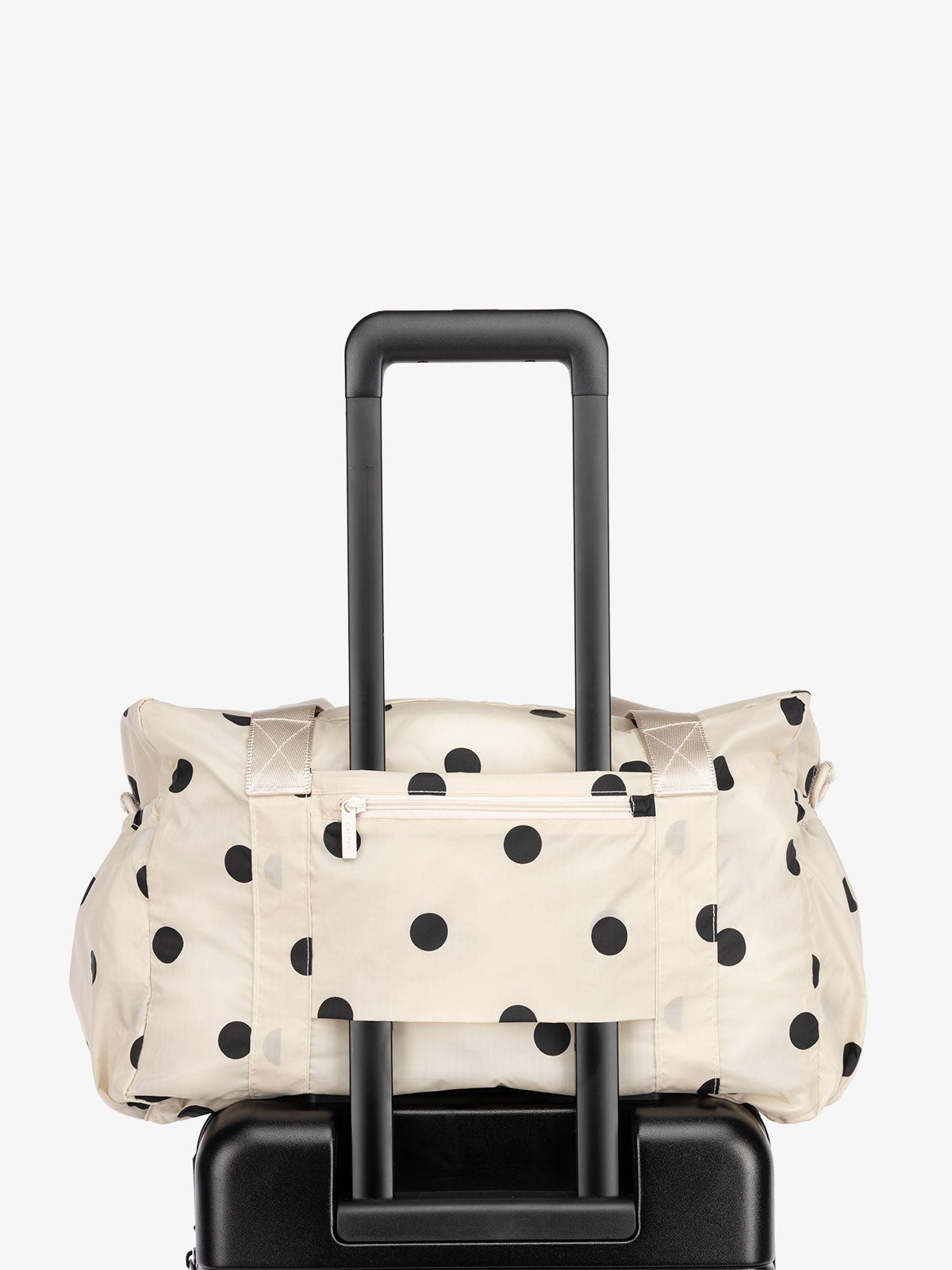 Packable nylon duffel for travel