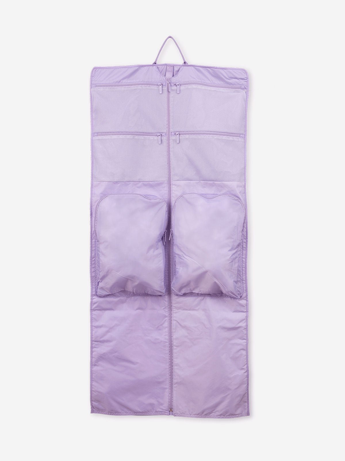 CALPAK Compakt large travel garment bag with water resistant ripstop nylon fabric and multiple pockets in orchid
