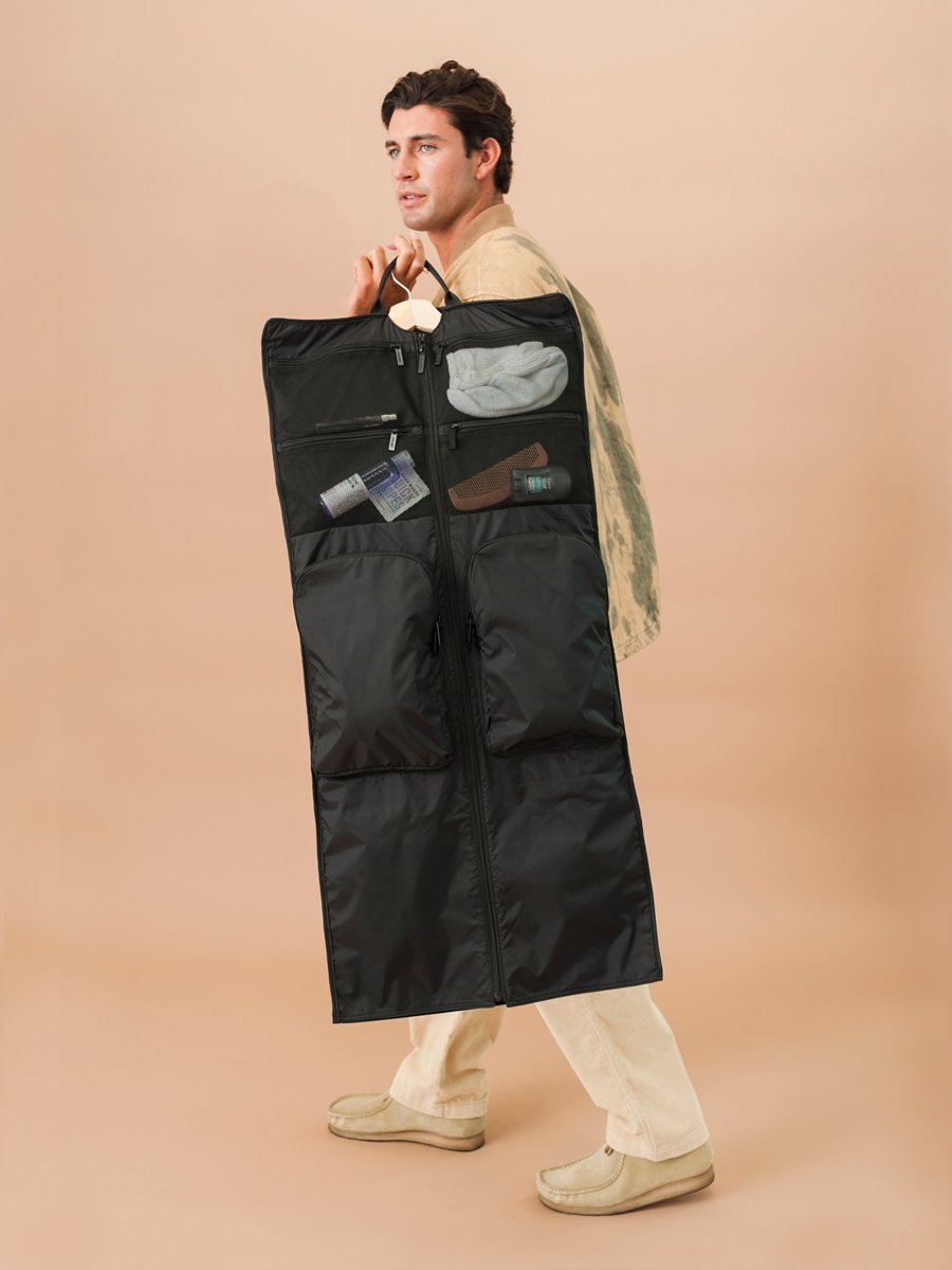 CALPAK large foldable suit travel bag in black