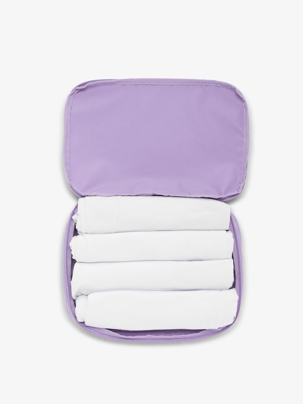 CALPAK packing cubes for travel in purple
