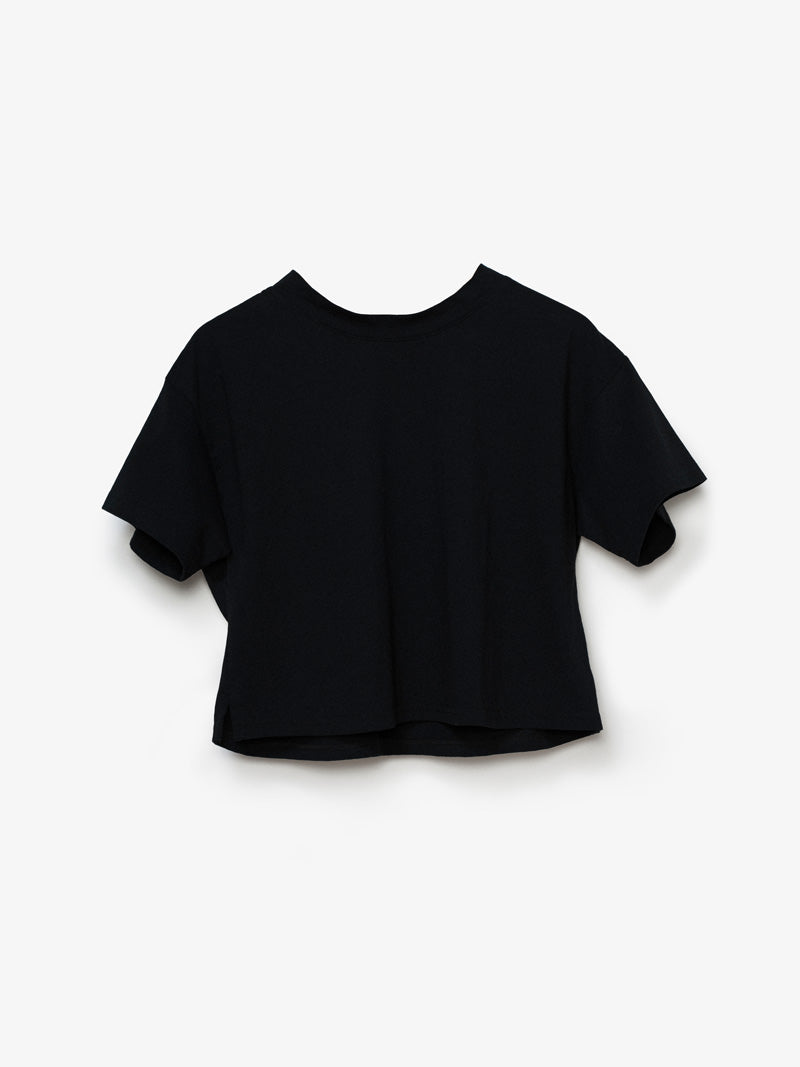 CALPAK womens 100% cotton tshirt in black