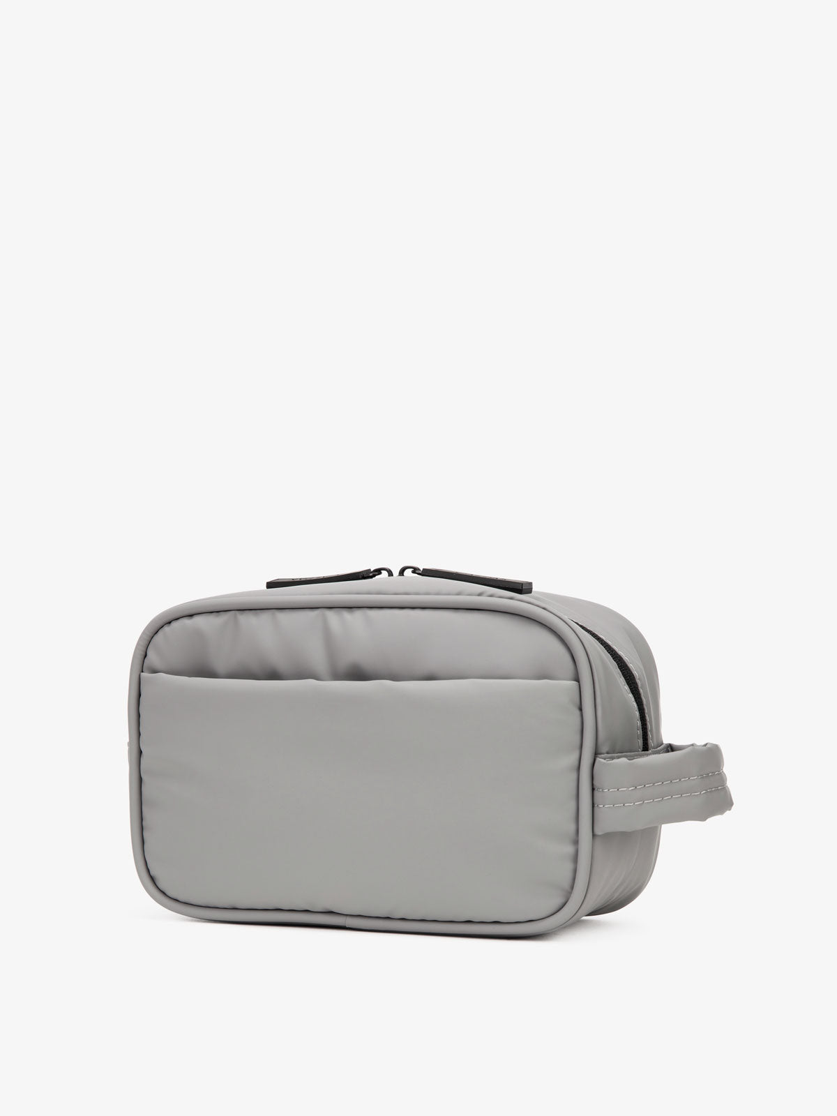 grey toiletry travel bag