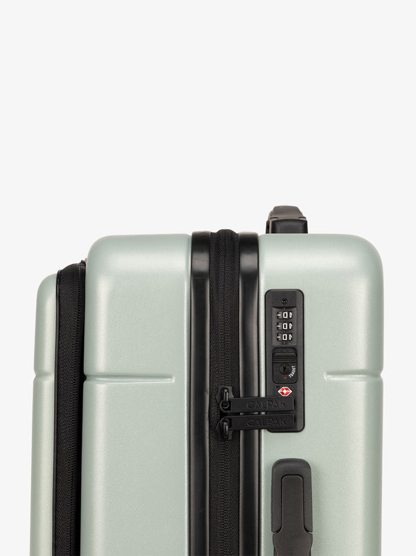 CALPAK Hue carry on luggage with hardshell pocket and tsa approved lock