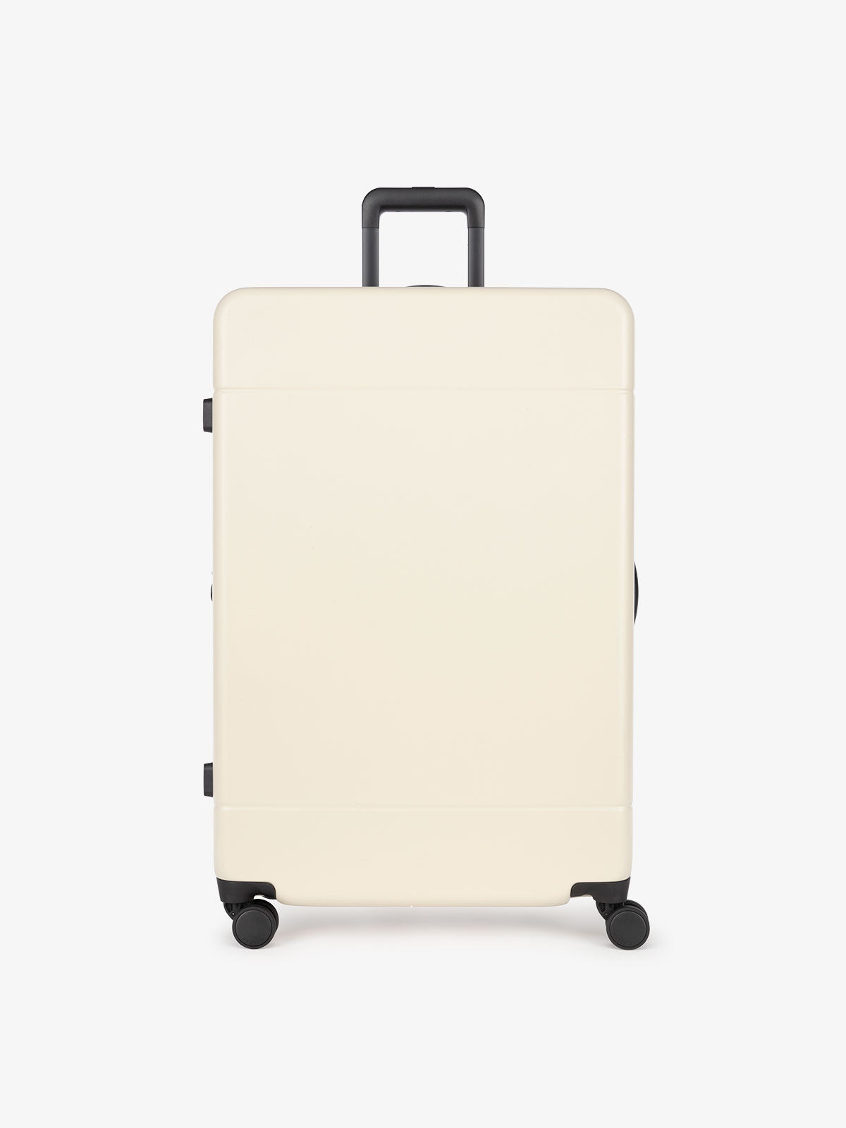 large 30 inch durable hard shell polycarbonate cream linen luggage from CALPAK Hue collection