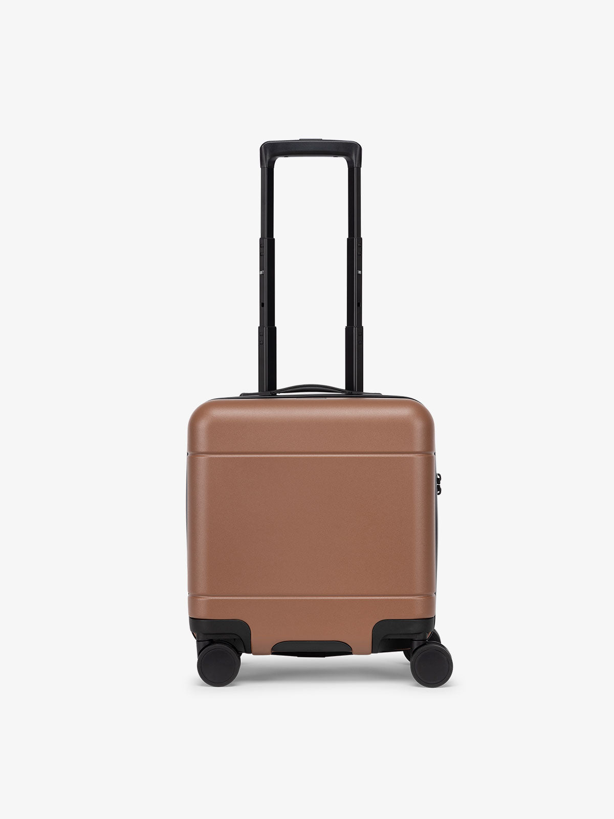 Hue mini carry on luggage in hazel brown