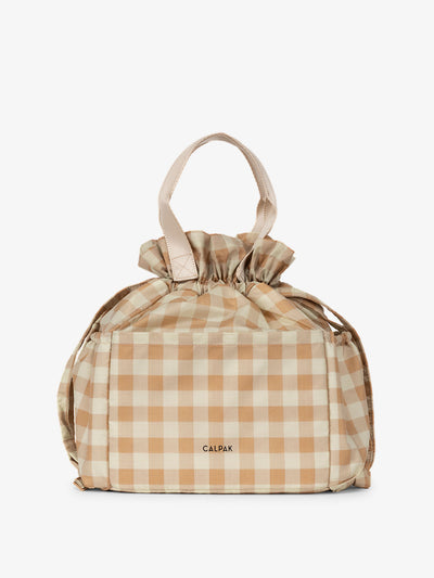 womens lunch bag in gingham; ALB2001-GINGHAM